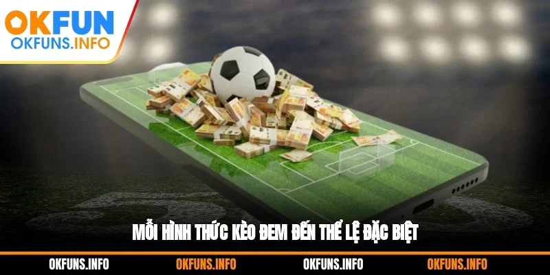 Mỗi hình thức kèo đem đến thể lệ đặc biệt