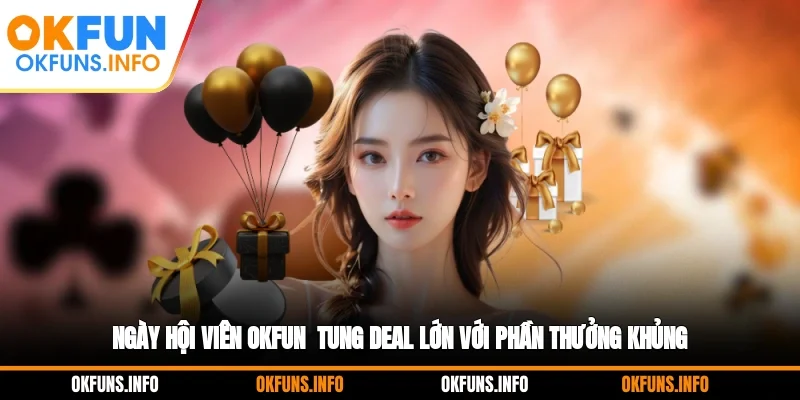 Ngày Hội Viên OKFUN - Tung Deal Lớn Với Phần Thưởng Khủng